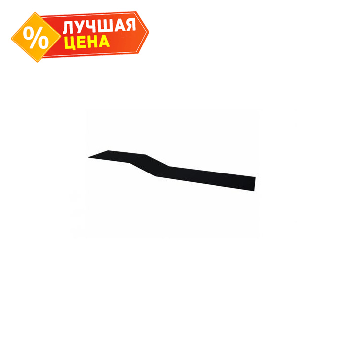 Планка крепежная фальц Grand Line 0,5 Drap RAL 9005 черный