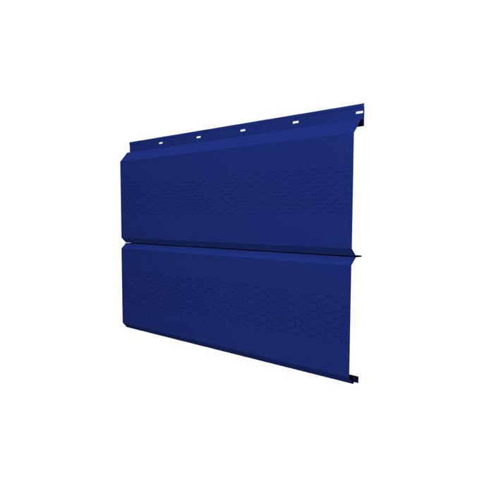 Софит ЭкоБрус с перфорацией 0,345 Grand Line 0,45 PE RAL5002 ультрамариново-синий